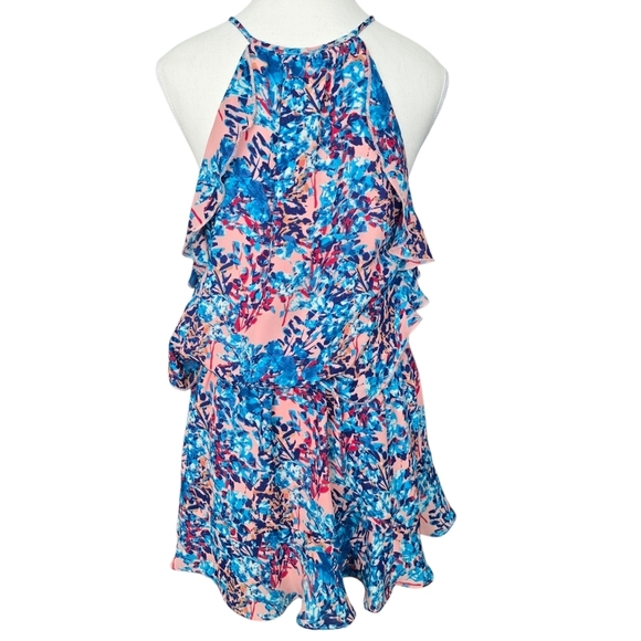 NWT Parker Ruffle Drop Waist Sleeveless Dress Size Medium - Picture 3 of 9